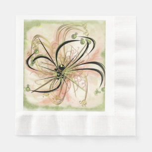 Fanciful Flower Servet
