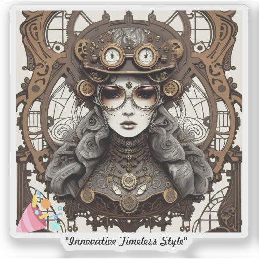 "Fanciful Fusion" Sticker (Voorkant)