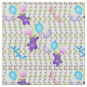 Fanciful Happy Balloon-Beren Stof (Close Up)