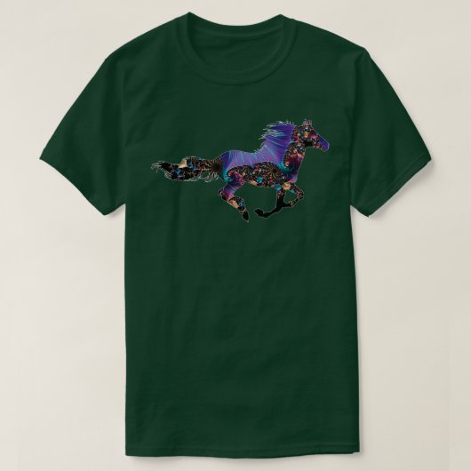 Fanciful Horse T-shirt (Design voorkant)