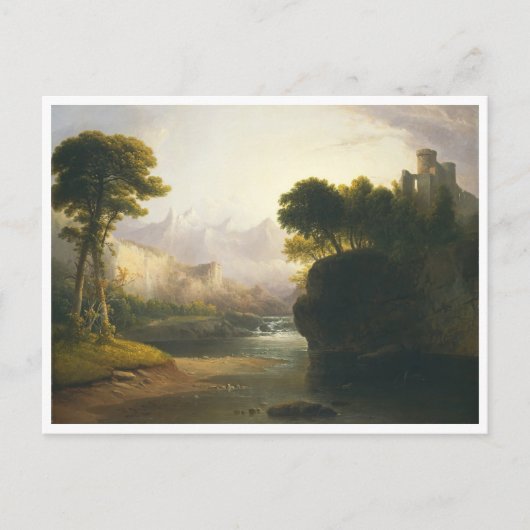 Fanciful Landscape van Thomas Doughty Briefkaart (Voorkant)