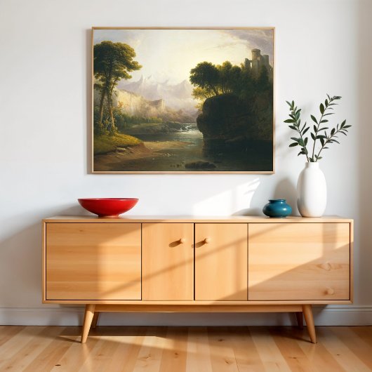 Fanciful Landscape van Thomas Doughty Poster