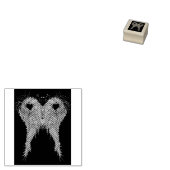 Fanciful Luna Moth Perceptie Maureen Girard Rubberstempel (Gestempeld)