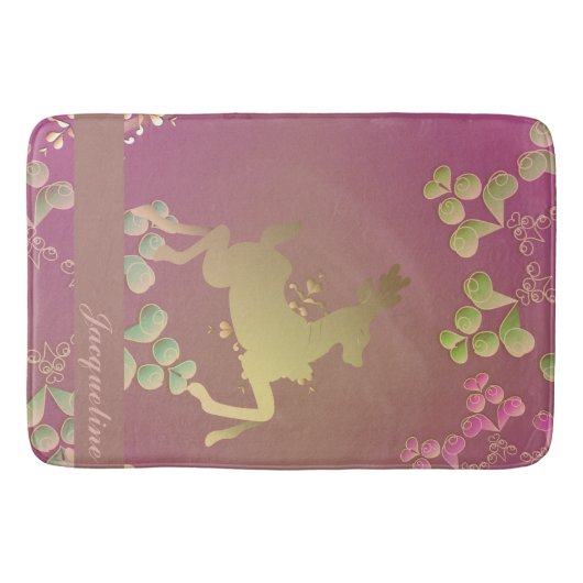 Fanciful rendier sneeuwvlok badmat (Voorkant)