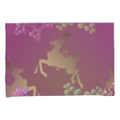 Fanciful rendier sneeuwvlok kussensloop (Voorkant-Rechts)