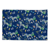 Fanciful Unicorns and Dragonflies Kussensloop (Achterkant)