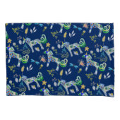 Fanciful Unicorns and Dragonflies Kussensloop (Voorkant)