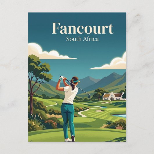 Fancourt Zuid-Afrika Briefkaart (Voorkant)