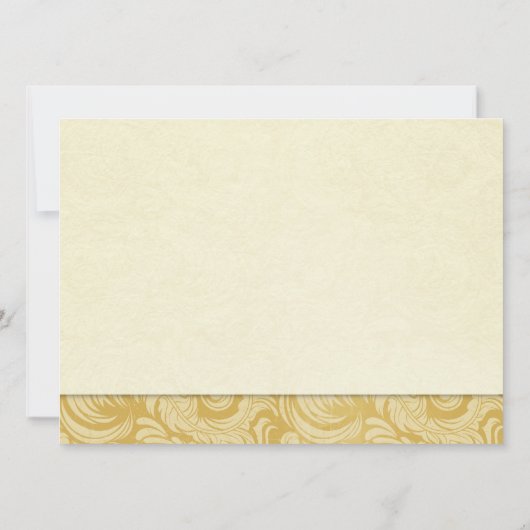 Fancy 50e Jubileum-uitnodigingen - Uw foto's Kaart (Achterkant)