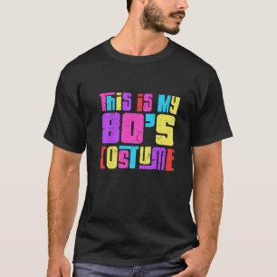 Fancy 80-partijenkostuum voor Boombox Lover Mus T-shirt