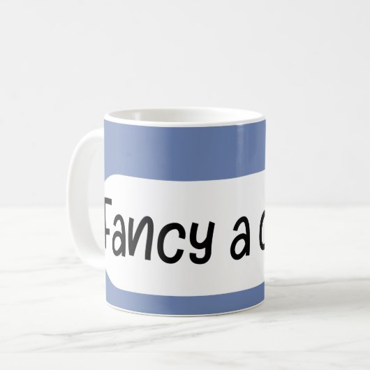 Fancy A Cuppa? Engels British Slang, Tea Mok (Voorkant links)