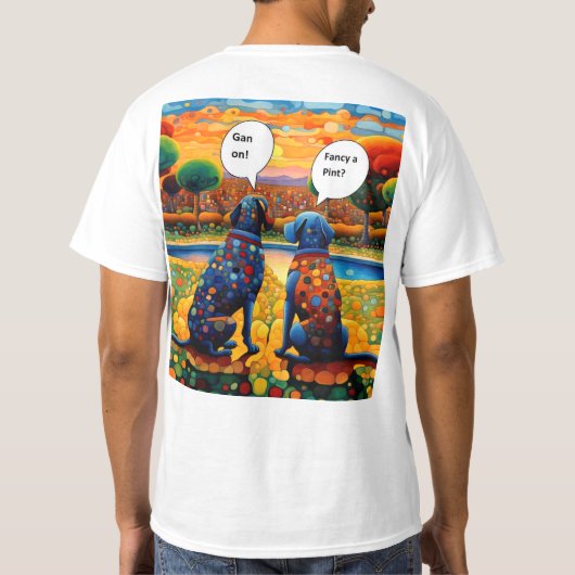 Fancy a pint t-shirt (Achterkant)