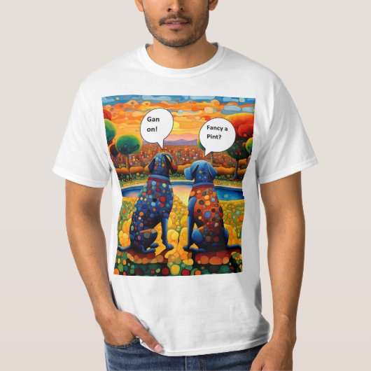 Fancy a pint t-shirt (Voorkant)