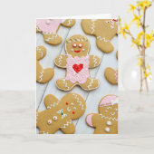 Fancy a spicy ginger for Christmas? Kaart (Gele Bloem)