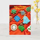 Fancy a tasty nibble for Christmas? Kaart (Gele Bloem)