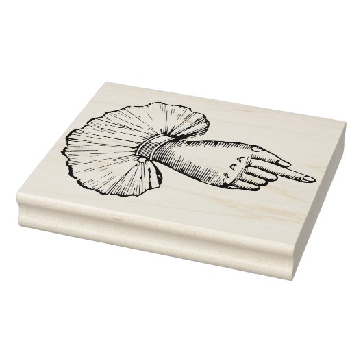 Fancy aanwijsvinger rubberen kunststempel rubberstempel (Stempel)