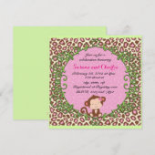 Fancy aap kaart (Voorkant / Achterkant)