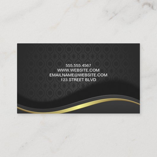 Fancy Achtergrond Visitekaartje (Achterkant)