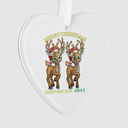 Fancy acrylhartversiering ornament (voorkant)