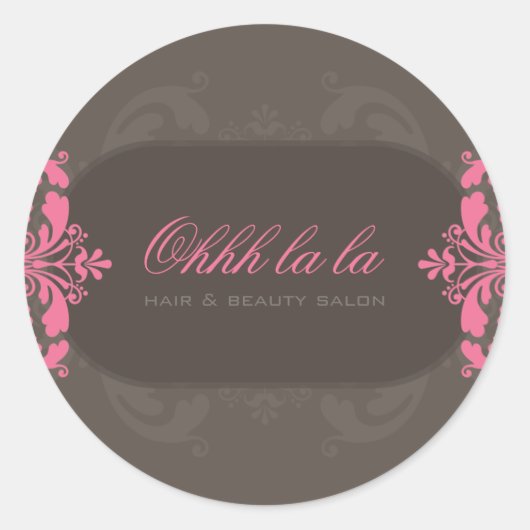 FANCY ADRES LABEL :: couture florish 1B (Voorkant)