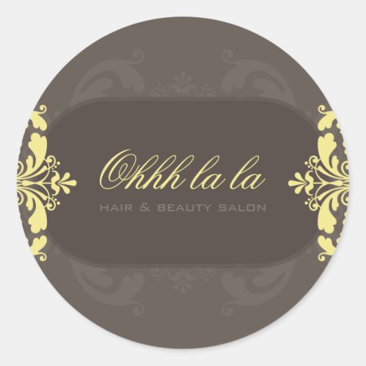 FANCY ADRES LABEL :: couture florish 7B (Voorkant)