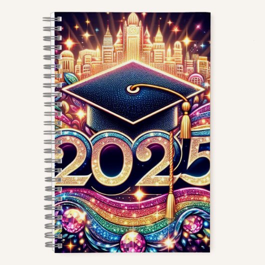 Fancy Afstuderen 2025 Notitieboek (Voorkant)