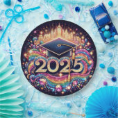 Fancy Afstuderen 2025 Papieren Bordje (Feest)
