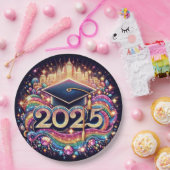 Fancy Afstuderen 2025 Papieren Bordje (Feest)