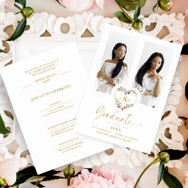 Fancy Afstuderen Romantic Floral Heart 2 Foto's