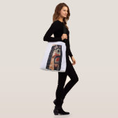 Fancy Alaska Wood Carved Totem Pole Photo Design Crossbody Tas (Op model)