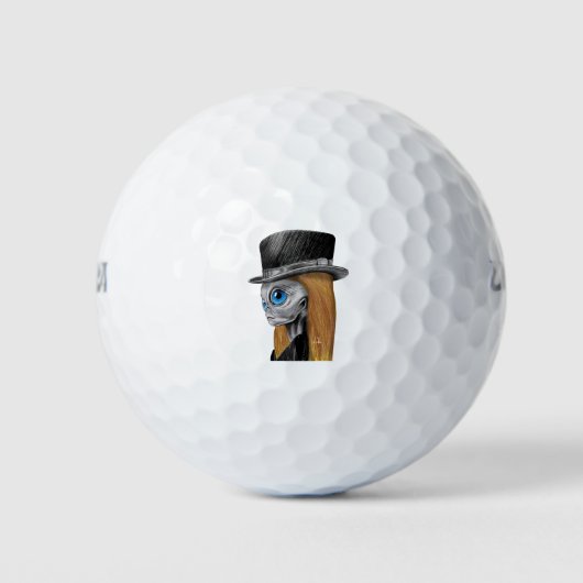 Fancy Alien Hybrid Golfballen (Voorkant)