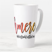 Fancy als kasjmier latte mok (Rechterhoek)