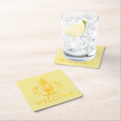 Fancy anananas Welkom Kartonnen Onderzetters (Insitu)