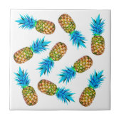 Fancy anananassen tegeltje (Voorkant)