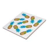 Fancy anananassen tegeltje (Zijkant)