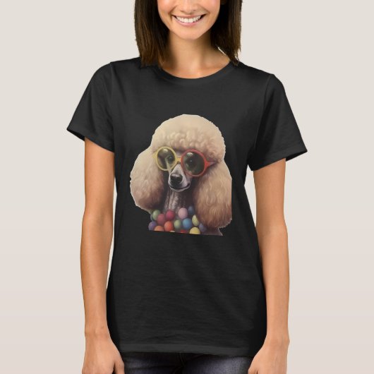 Fancy and Fabulous Poodle T-shirt (Voorkant)