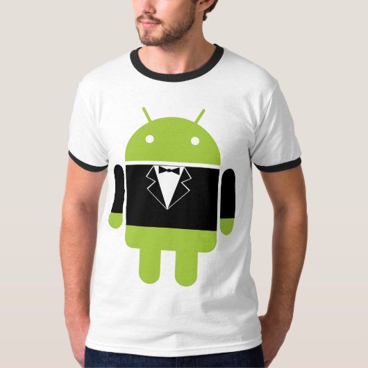 Fancy Android T-shirt (Voorkant)