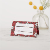 Fancy Anemones Flower Fall Wedding Plaatskaartje (Voorkant)