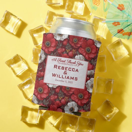 Fancy Anemones Petal Summer Wedding Blikjeskoeler (Insitu Zomer)