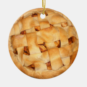 Fancy Apple Pie Keramisch Ornament