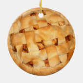 Fancy Apple Pie Keramisch Ornament (Achterkant)
