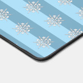 Fancy artistieke Snowflake-kerstfeestdag Bureaumat (Hoek)