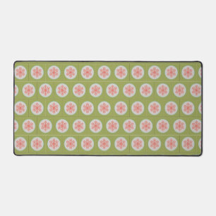 Fancy artistieke Snowflake Pattern Holiday Bureaumat