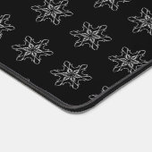 Fancy artistieke Snowflake Pattern Kerstmis Bureaumat (Hoek)