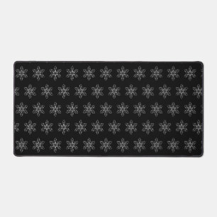 Fancy artistieke Snowflake Pattern Kerstmis Bureaumat