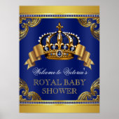 Fancy Baby shower handtekeningen Poster (Voorkant)