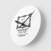 fancy badkamerregels ronde klok (Hoek)