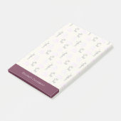 Fancy balletpatroon op maat post-it® notes (Schuin)