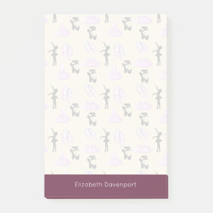 Fancy balletpatroon op maat post-it® notes