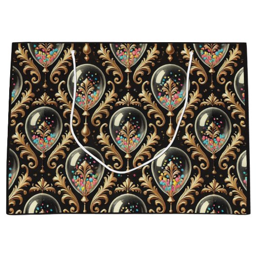 Fancy ballonnen groot cadeauzakje (Voorkant)